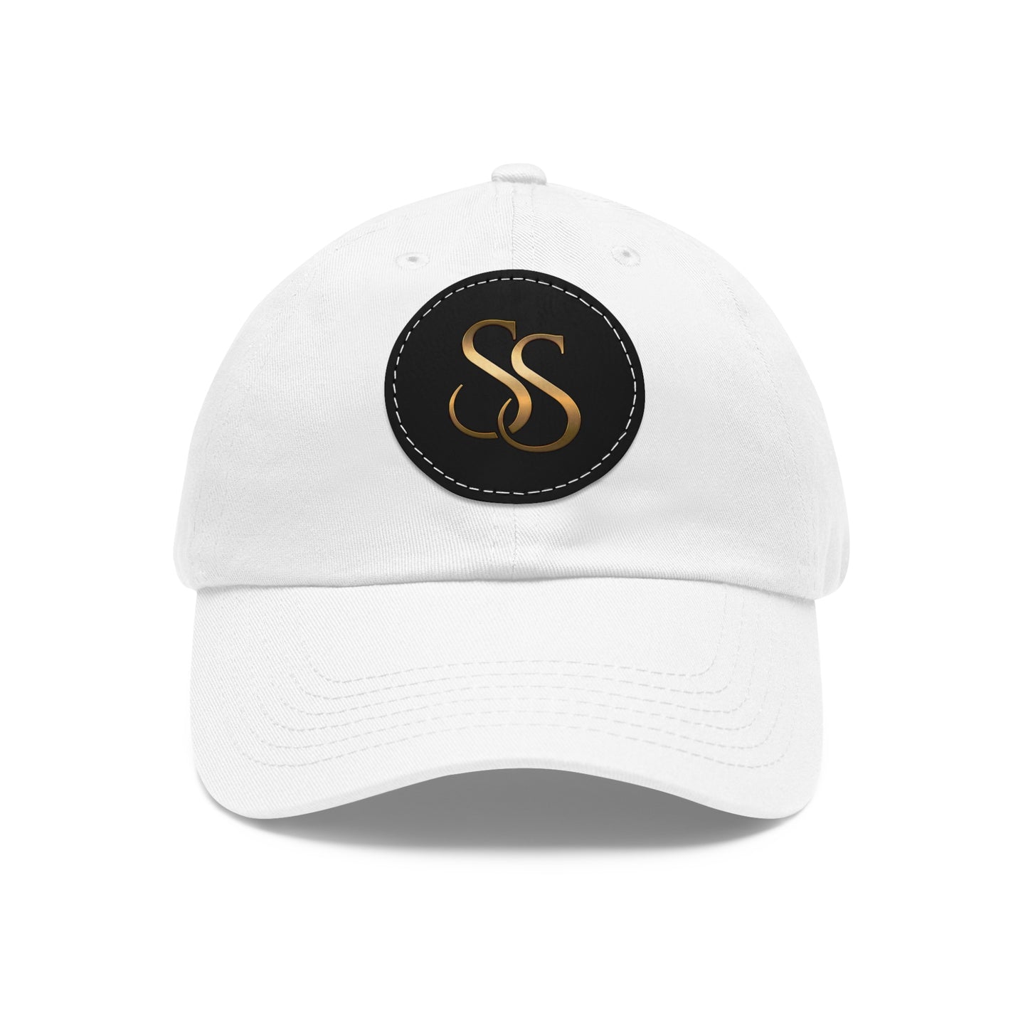 Super SezZy Stylish Minimalist Hat with Round Leather Patch