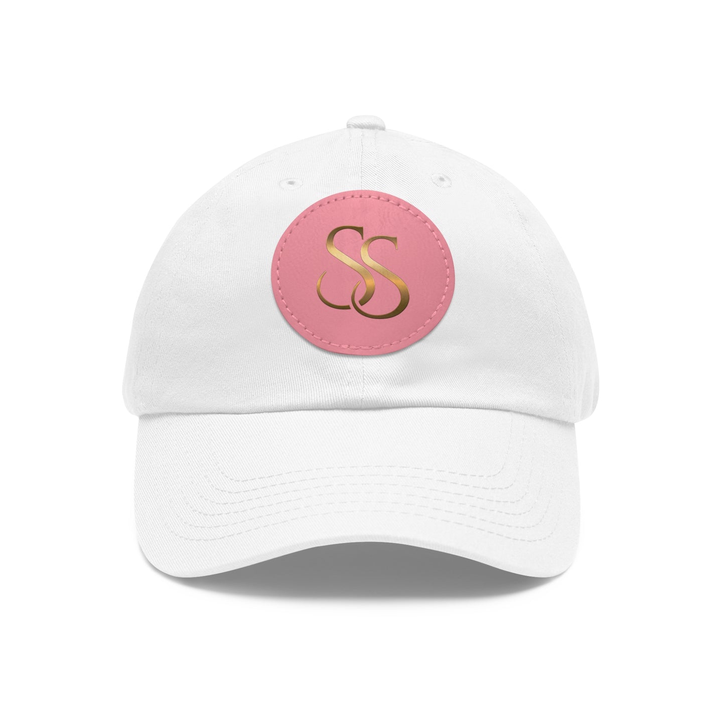 Super SezZy Stylish Minimalist Hat with Round Leather Patch