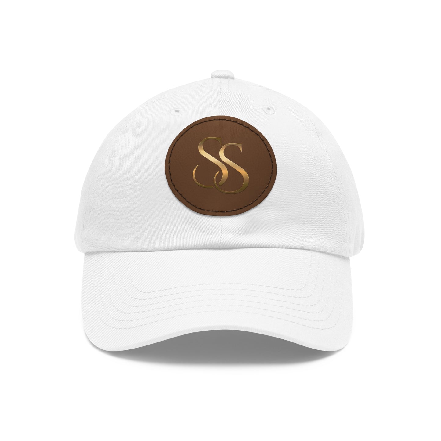 Super SezZy Stylish Minimalist Hat with Round Leather Patch