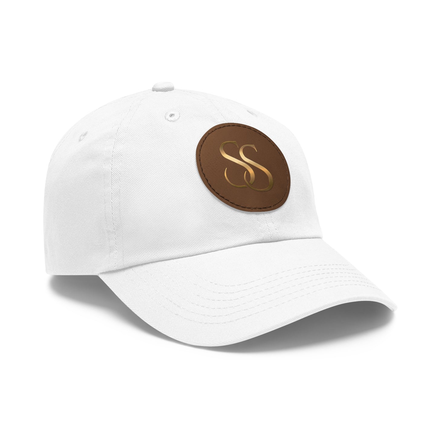 Super SezZy Stylish Minimalist Hat with Round Leather Patch