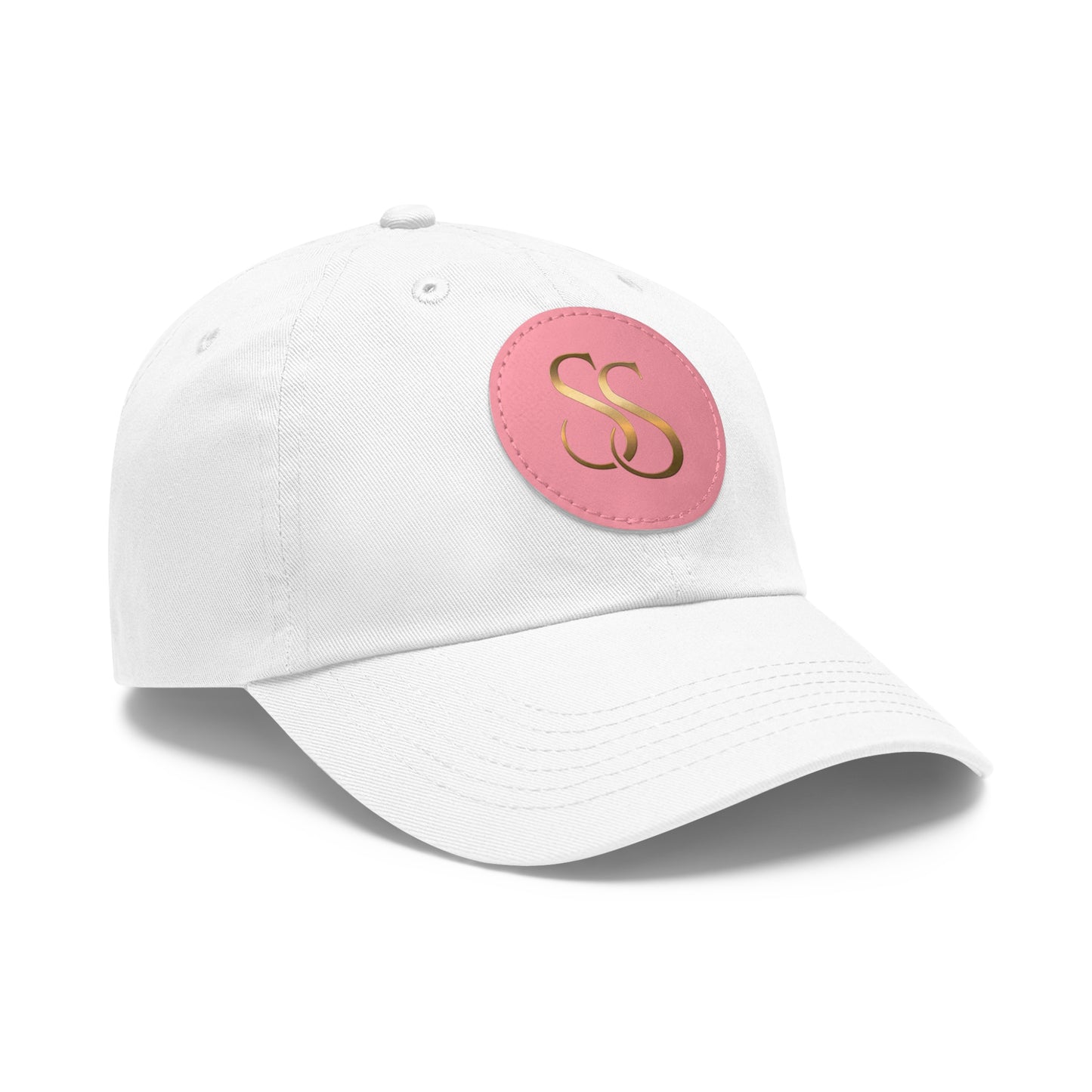 Super SezZy Stylish Minimalist Hat with Round Leather Patch