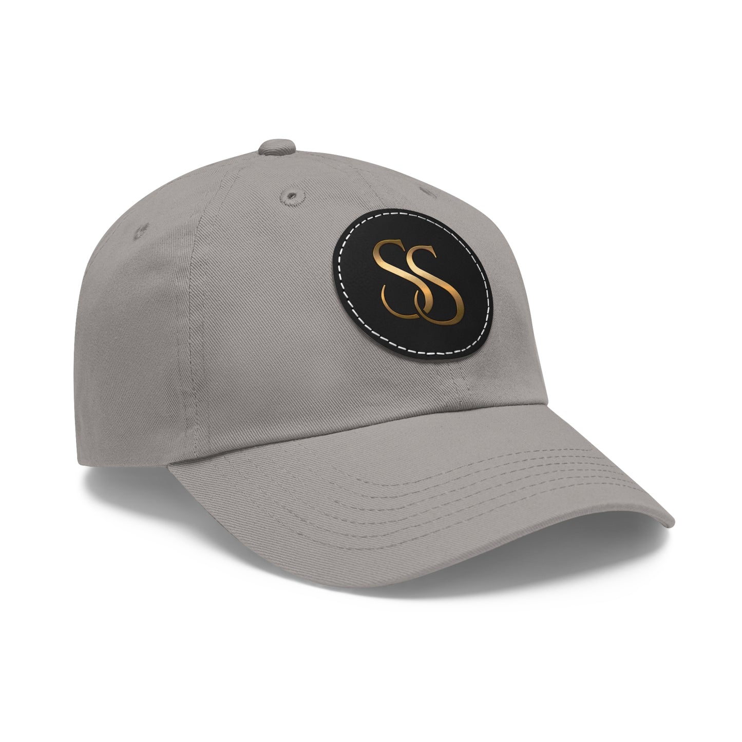 Super SezZy Stylish Minimalist Hat with Round Leather Patch