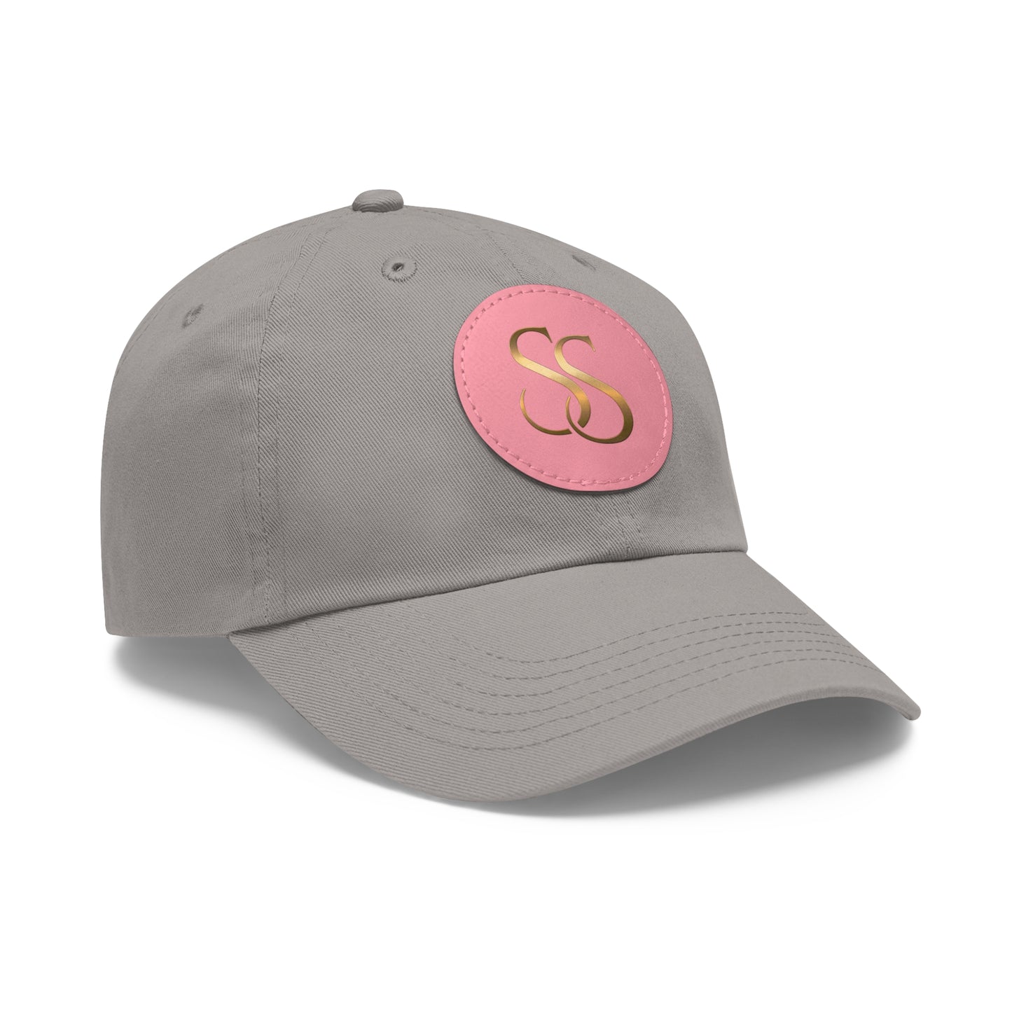 Super SezZy Stylish Minimalist Hat with Round Leather Patch