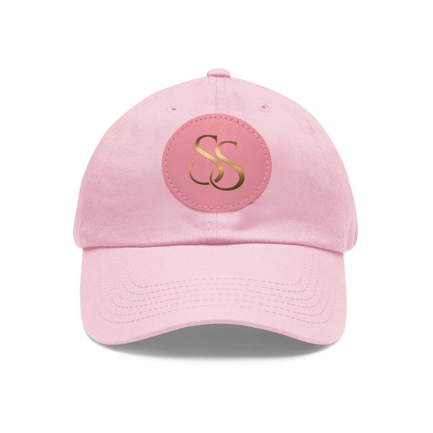 Super SezZy Stylish Minimalist Hat with Round Leather Patch