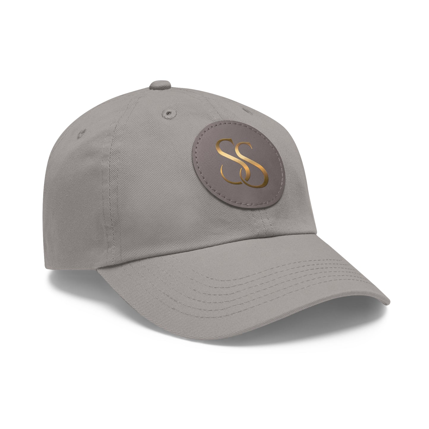 Super SezZy Stylish Minimalist Hat with Round Leather Patch