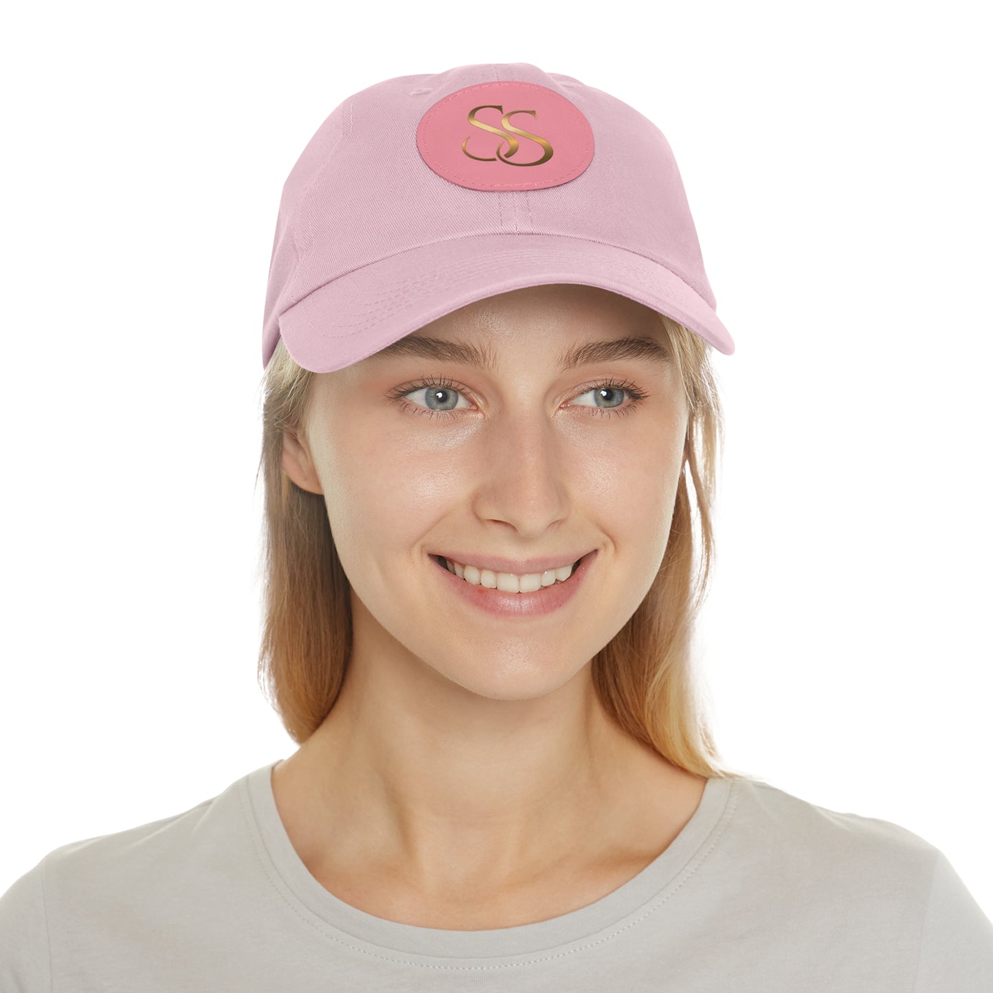 Super SezZy Stylish Minimalist Hat with Round Leather Patch