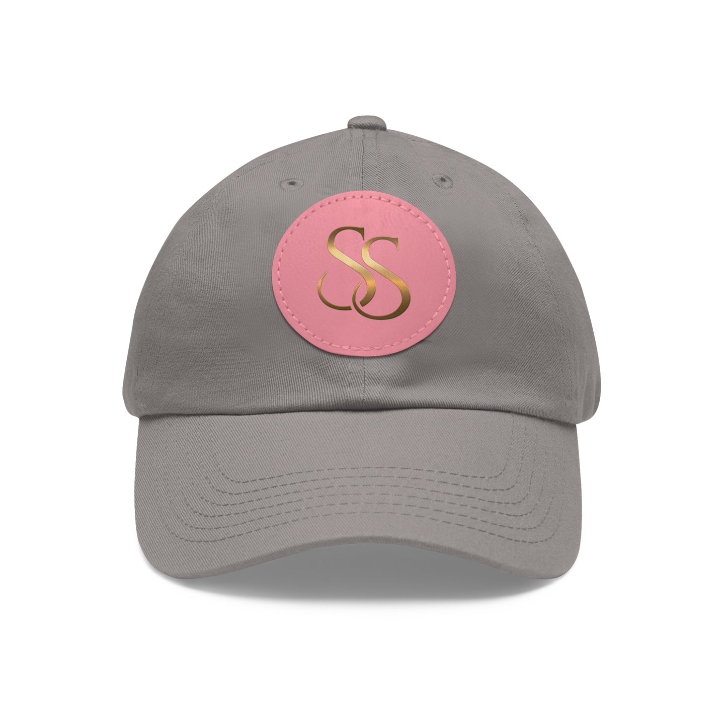 Super SezZy Stylish Minimalist Hat with Round Leather Patch