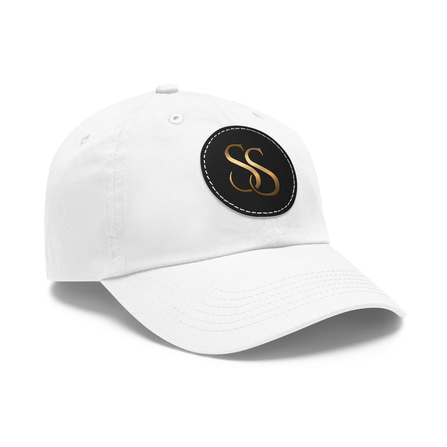 Super SezZy Stylish Minimalist Hat with Round Leather Patch