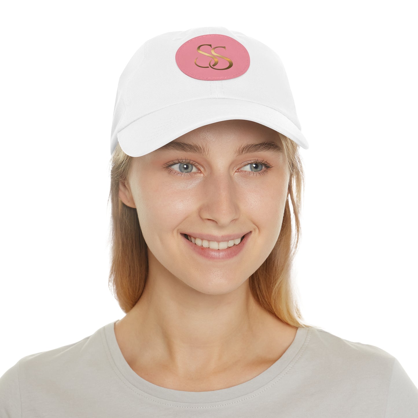 Super SezZy Stylish Minimalist Hat with Round Leather Patch