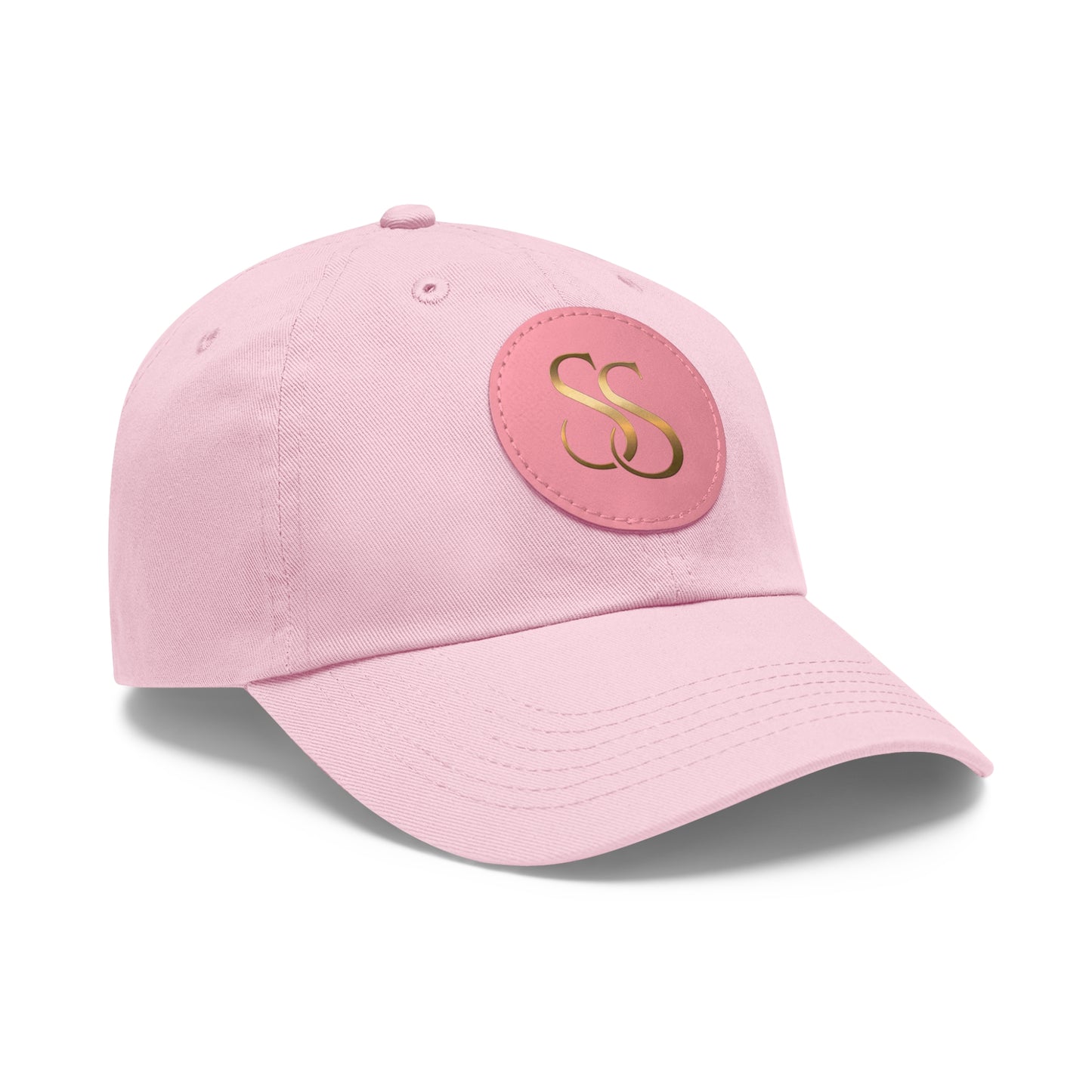 Super SezZy Stylish Minimalist Hat with Round Leather Patch