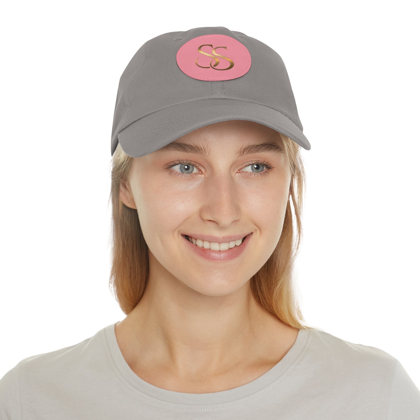 Super SezZy Stylish Minimalist Hat with Round Leather Patch