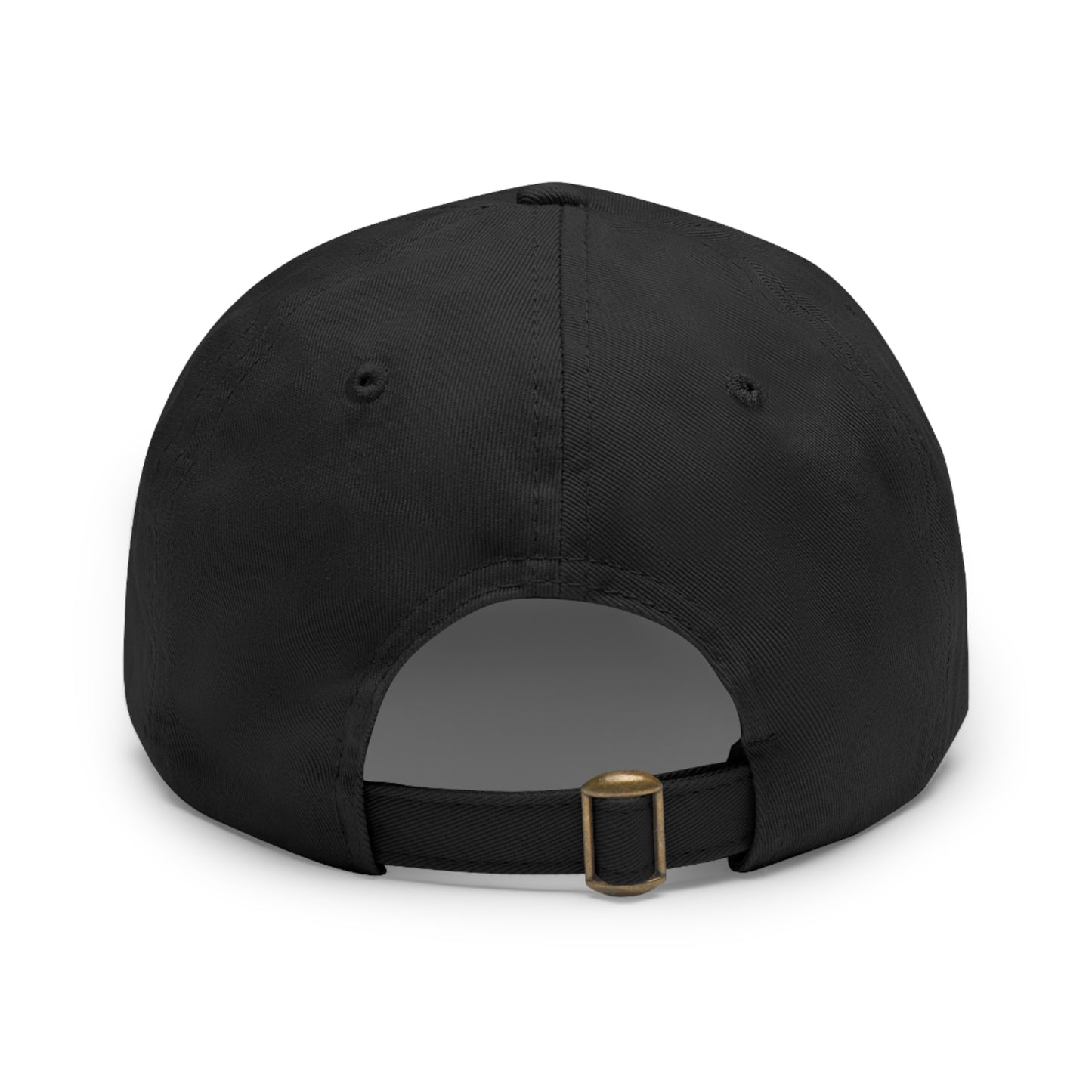 Super SezZy Stylish Minimalist Hat with Round Leather Patch
