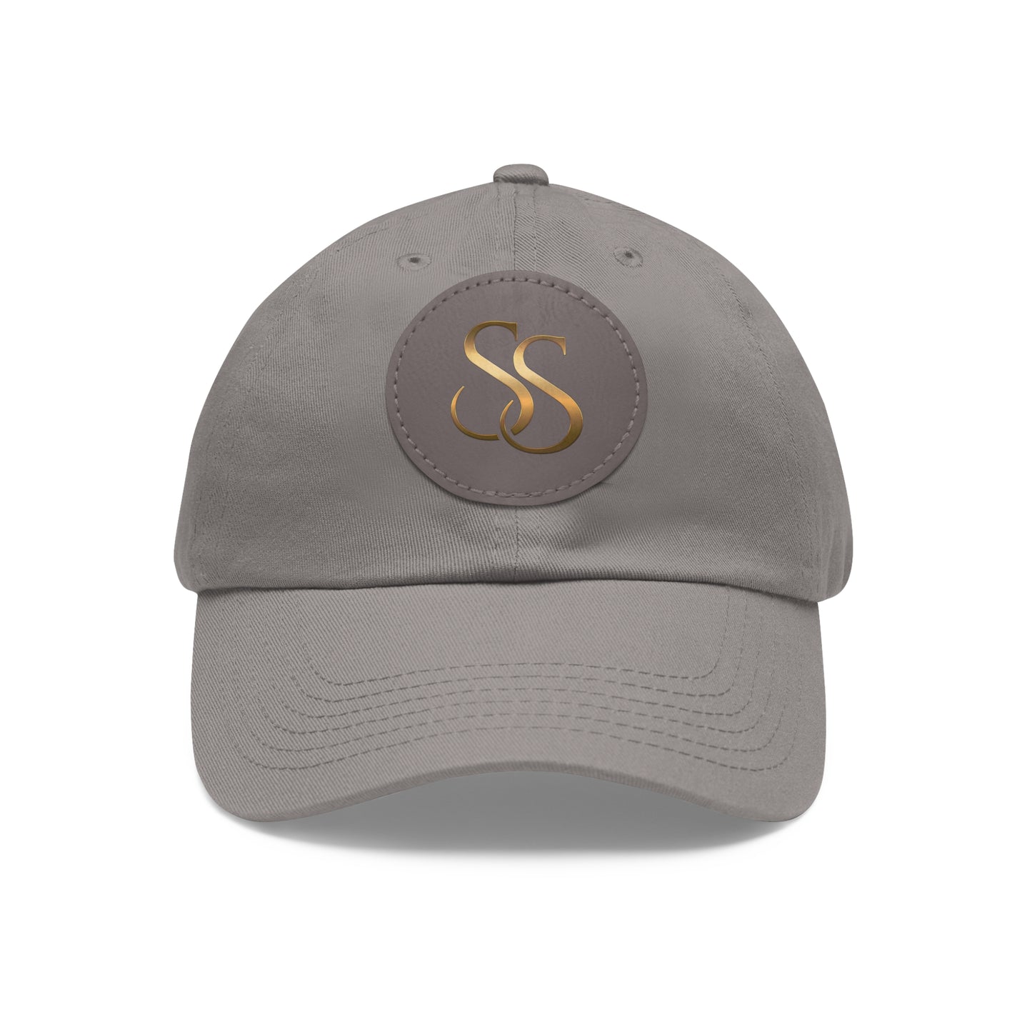 Super SezZy Stylish Minimalist Hat with Round Leather Patch