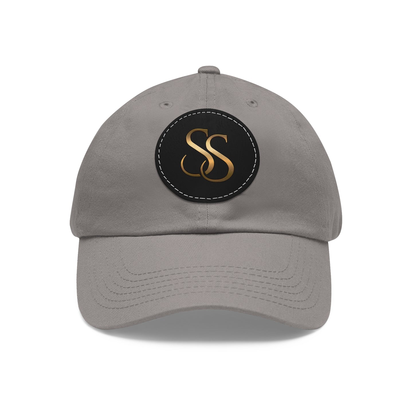 Super SezZy Stylish Minimalist Hat with Round Leather Patch